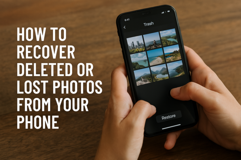 How to Recover Deleted or Lost Photos from Your Phone: A Complete Guide